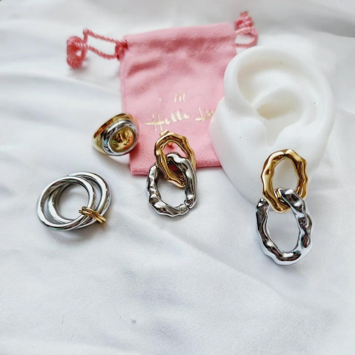 Simone Double Tone Ring