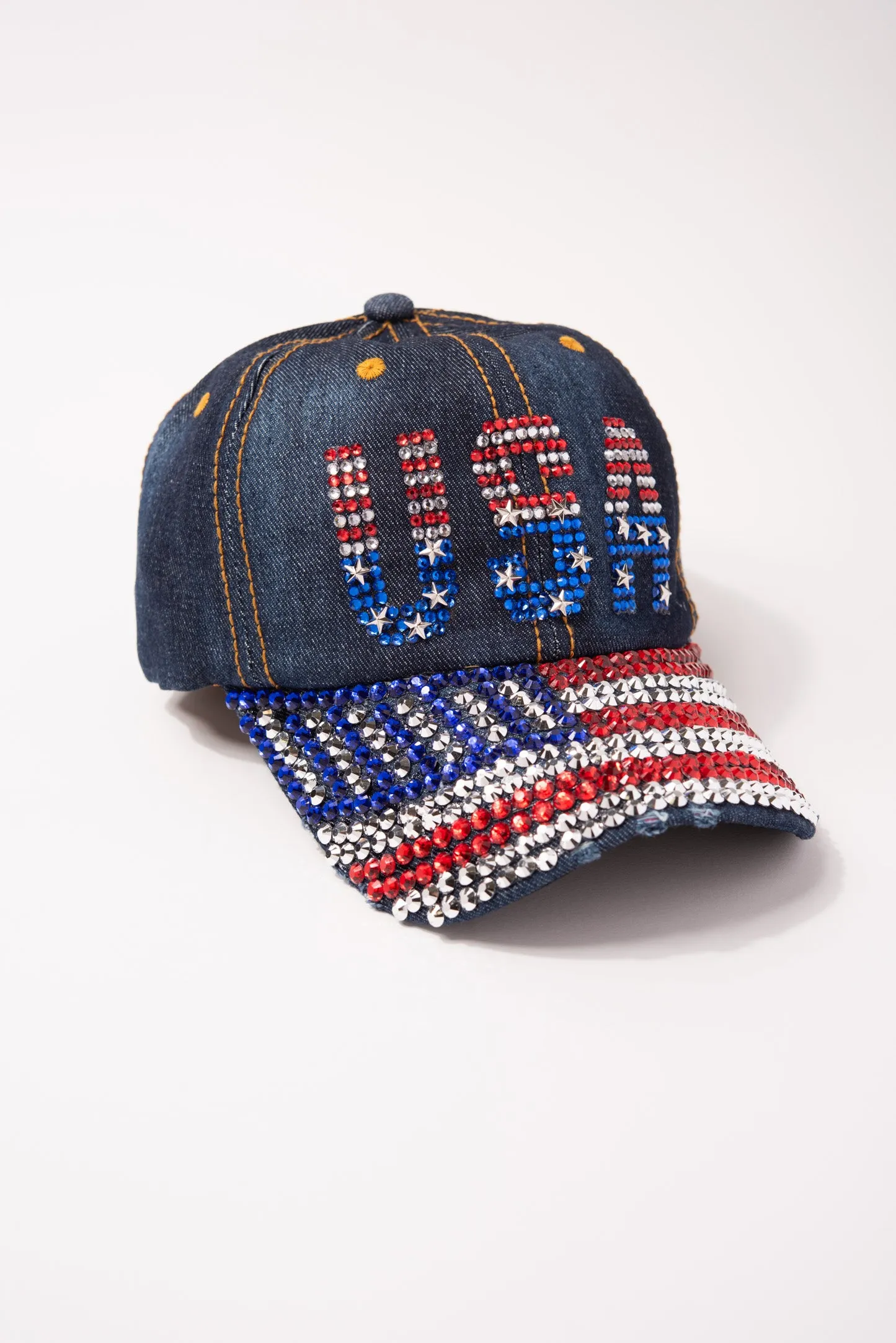 Stars and Stripes USA Flag Cap