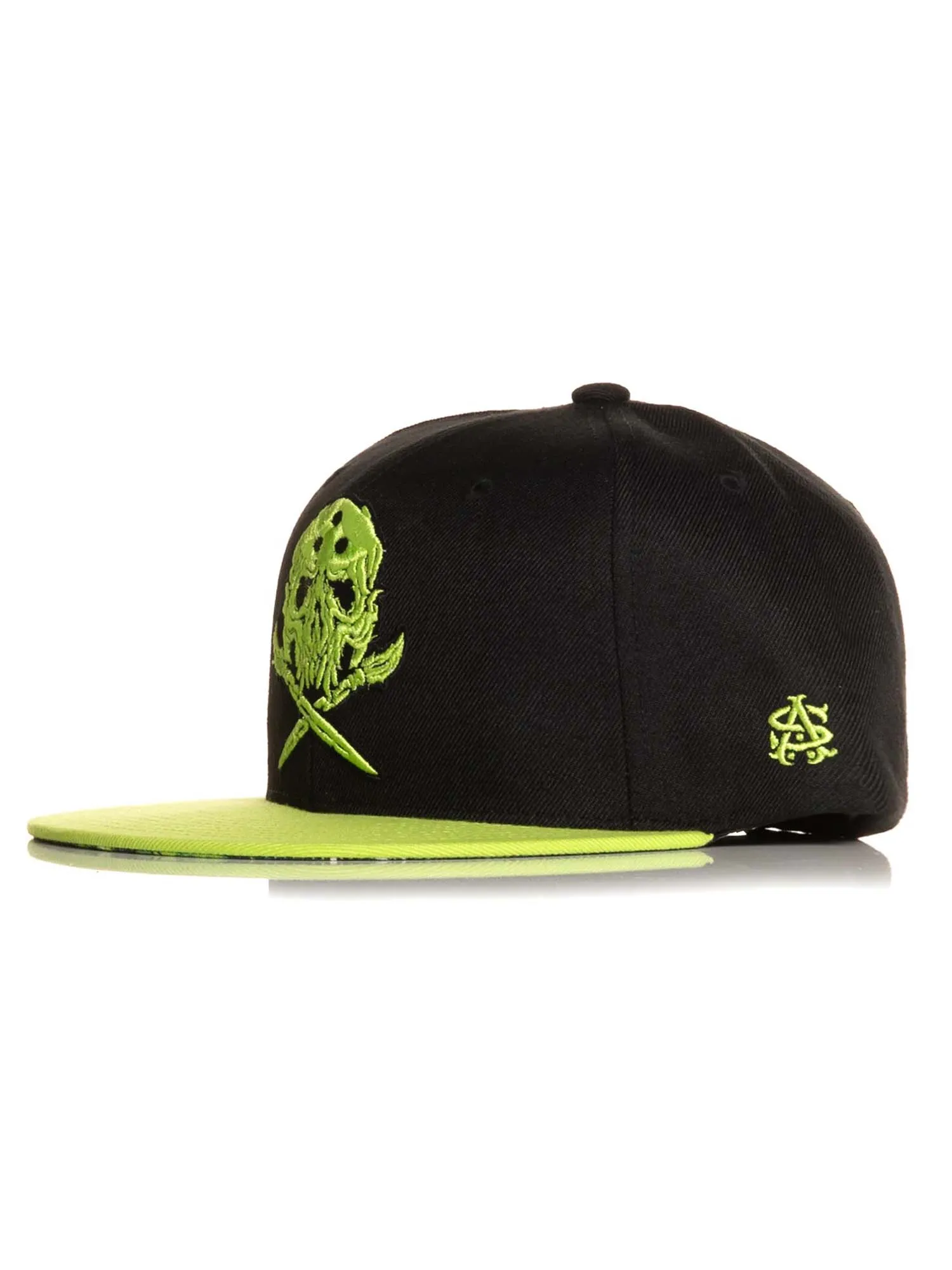 Sullen Men's Grime Skulls Snapback Hat