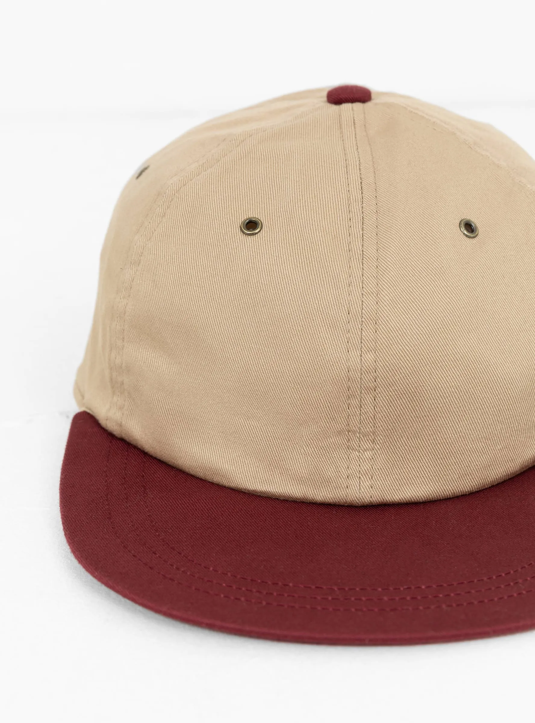 Two-Tone Cap Beige