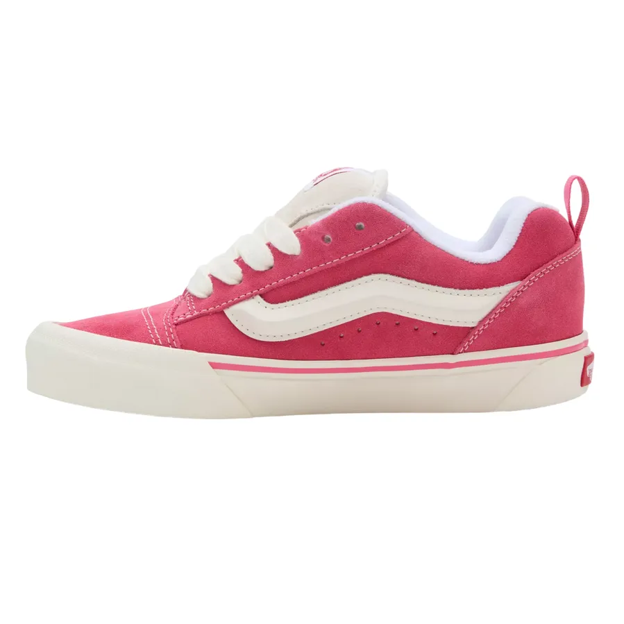 Vans women's sneakers shoe Knu Skool VN0009QCBJ11 pink white