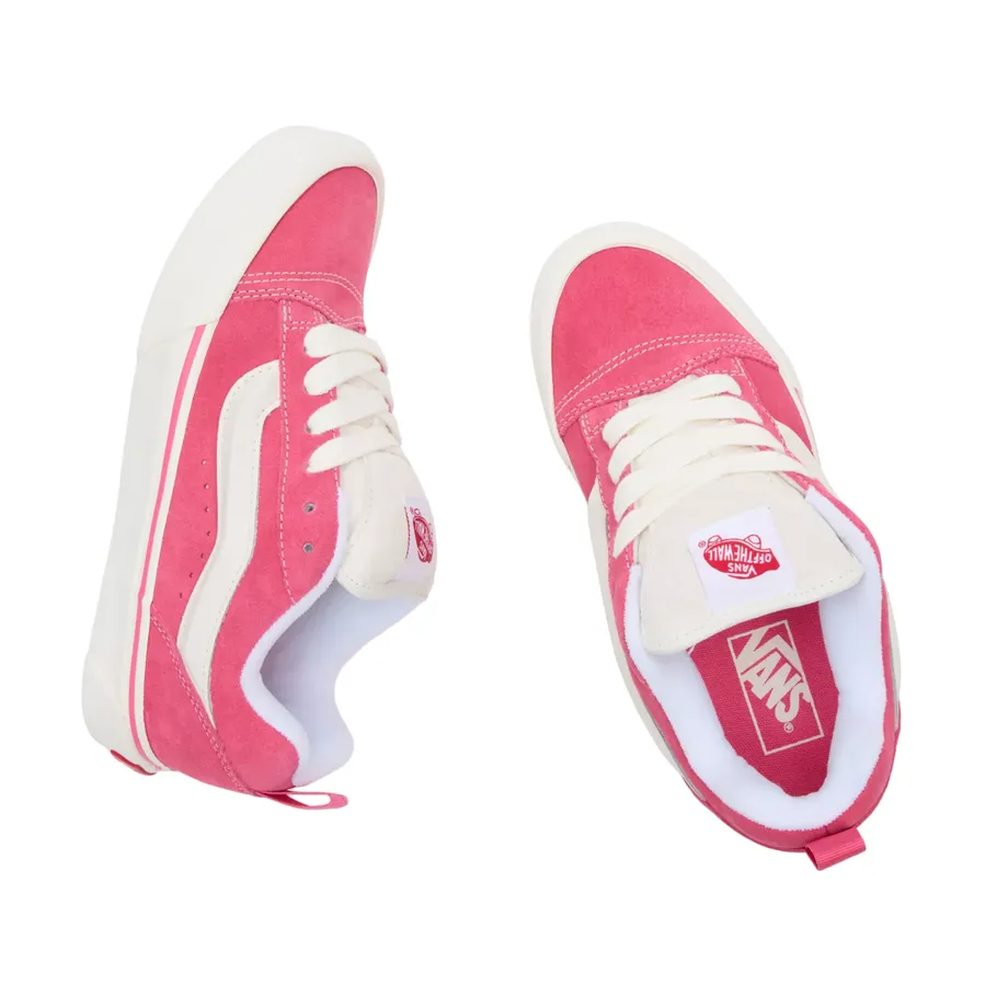 Vans women's sneakers shoe Knu Skool VN0009QCBJ11 pink white