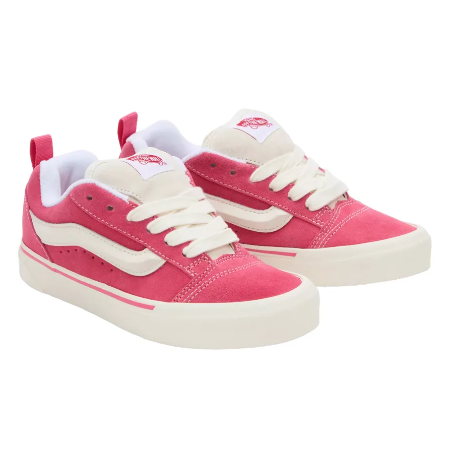 Vans women's sneakers shoe Knu Skool VN0009QCBJ11 pink white