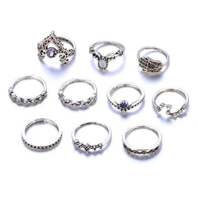 Vintage Stackable Ring Set