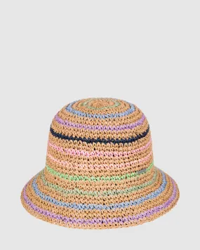 Womens Candied Peacy Bucket Hat