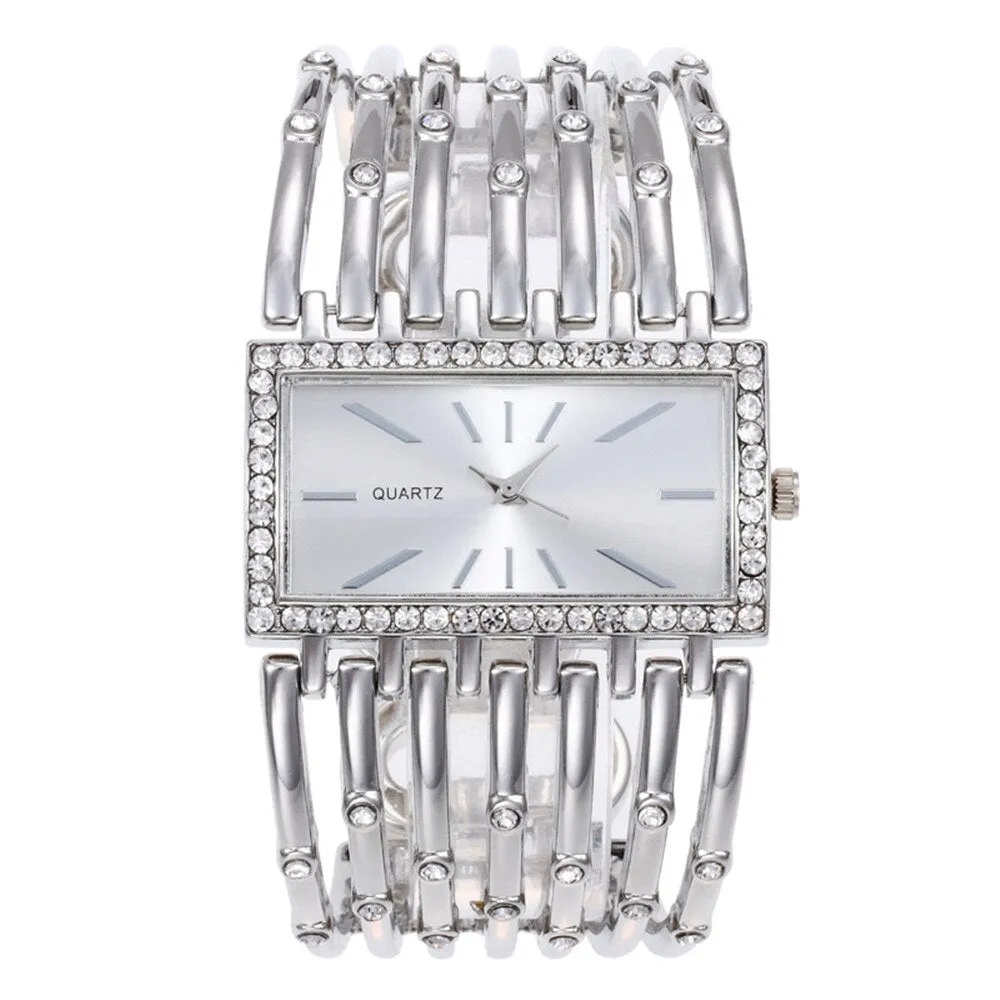 Women's Diamond Rectangle Watches